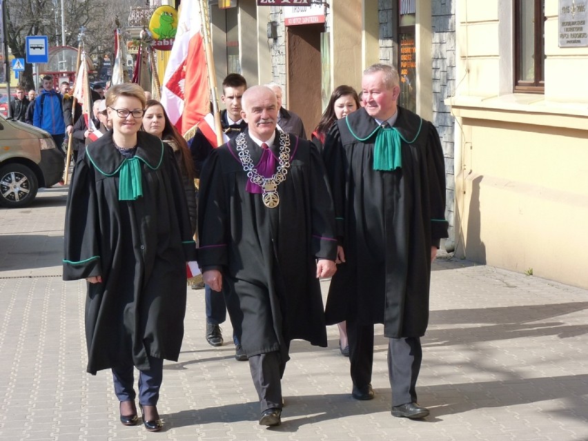 Święto Stolarza 2015 w Radomsku. Msza św. w kolegiacie św....