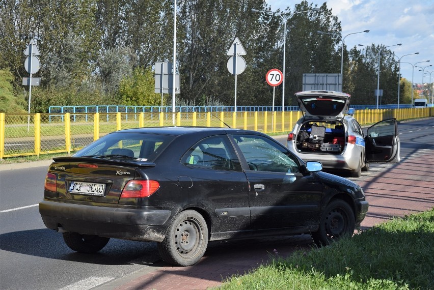 Wypadek na Szlaku Bursztynowym w Kaliszu. Potrącenie pieszej [FOTO]