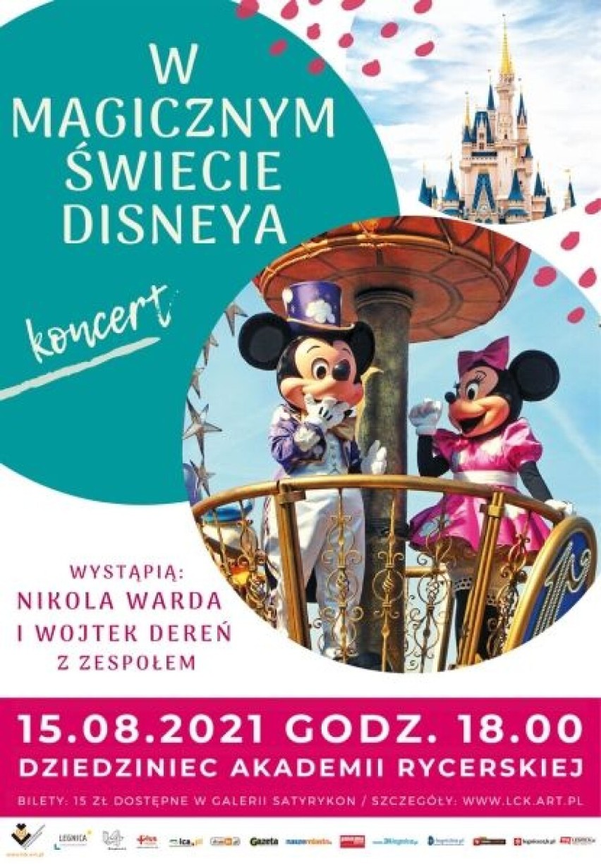W magicznym świecie Disneya - koncert bajkowych przebojów w Legnicy w niedzielę 15 sierpnia