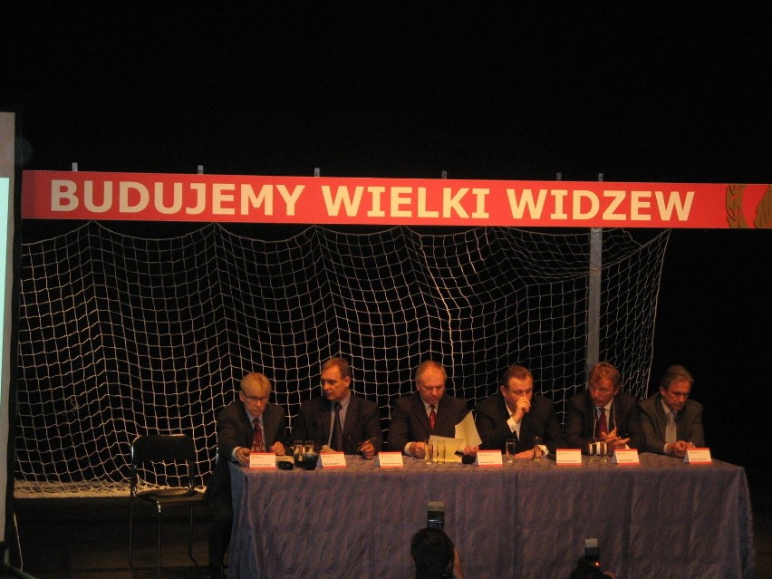 Włodarze Widzewa (od lewej): Prezes Zarządu Władysław...