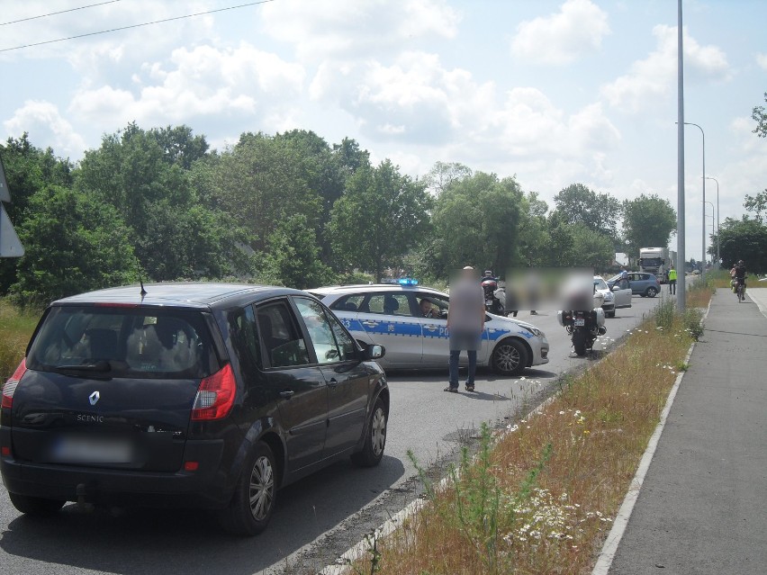 Wypadek na ulicy Darłowskiej w Ustce