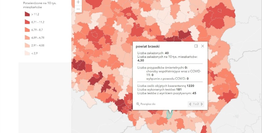 Aktualne dane na temat liczby zakażeń Covid-19 - 24...