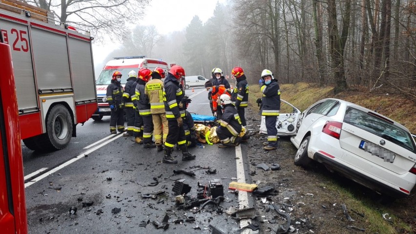 Gmina Masłowice. Wypadek na DK 42 między Granicami a...