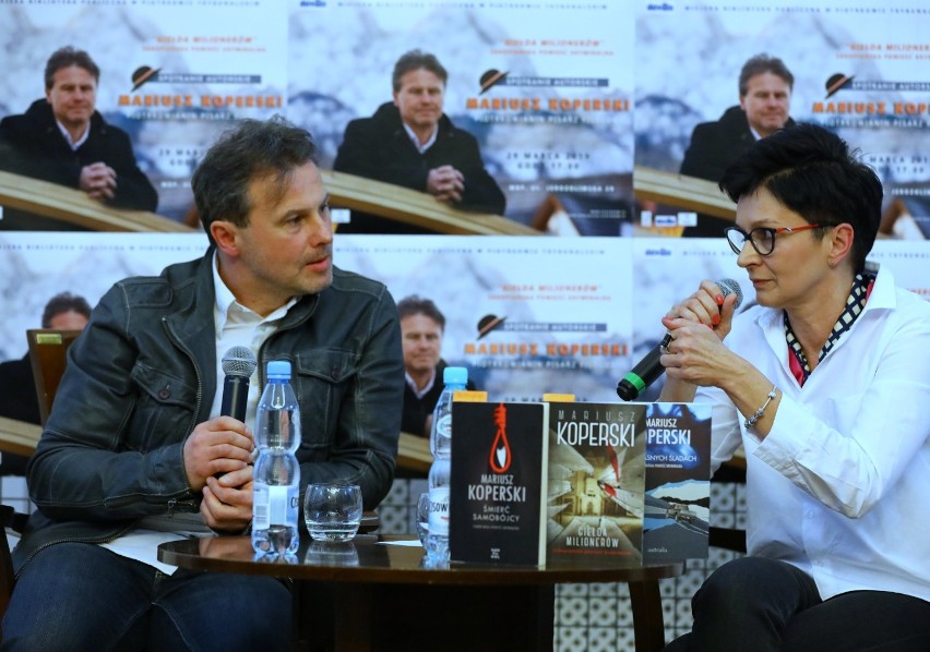 Spotkanie z pisarzem Mariuszem Koperskim w Piotrkowi