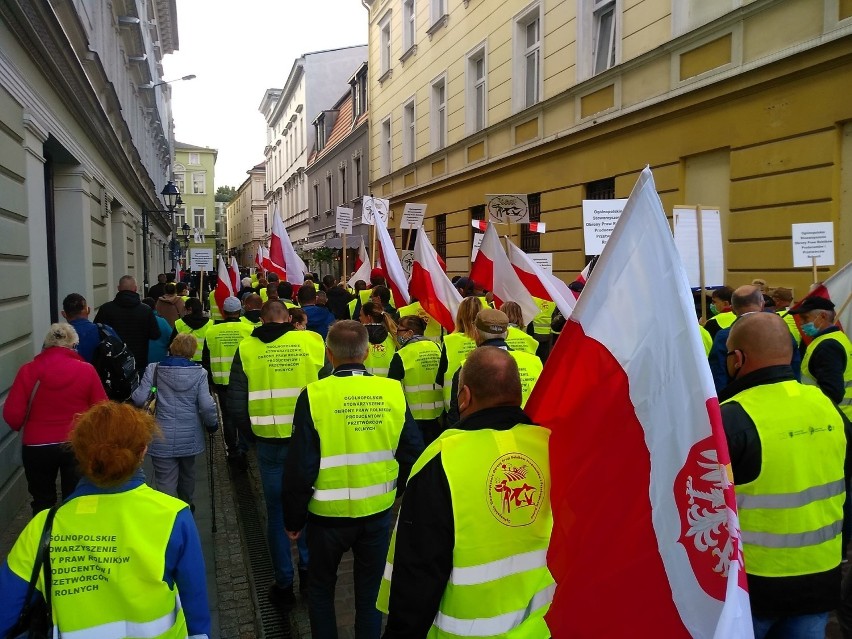 Protesty rolników w regionie. Manifestacje, utrudnienia i... obornik dla posłów