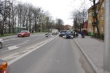 Wypadek w Węgorzewie. Zderzenie BMW z motocyklem. Kierowca jednośladu w szpitalu