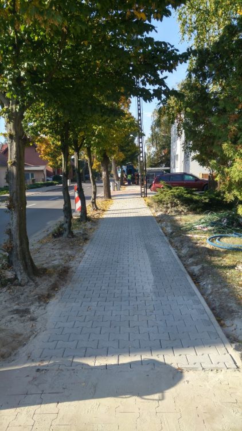 Przebudowa chodnika przy ulicy Niałeckiej w Wolsztynie