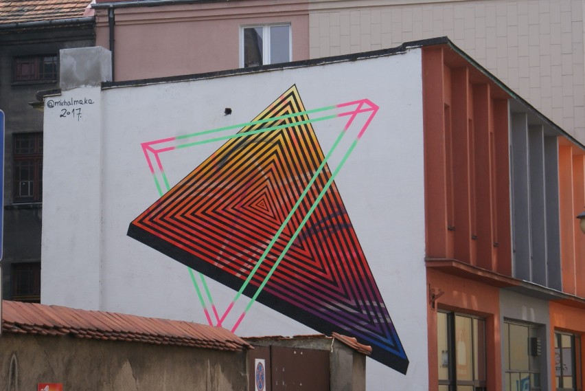 Graffiti powstało na ulicy Grodzkiej w Kaliszu