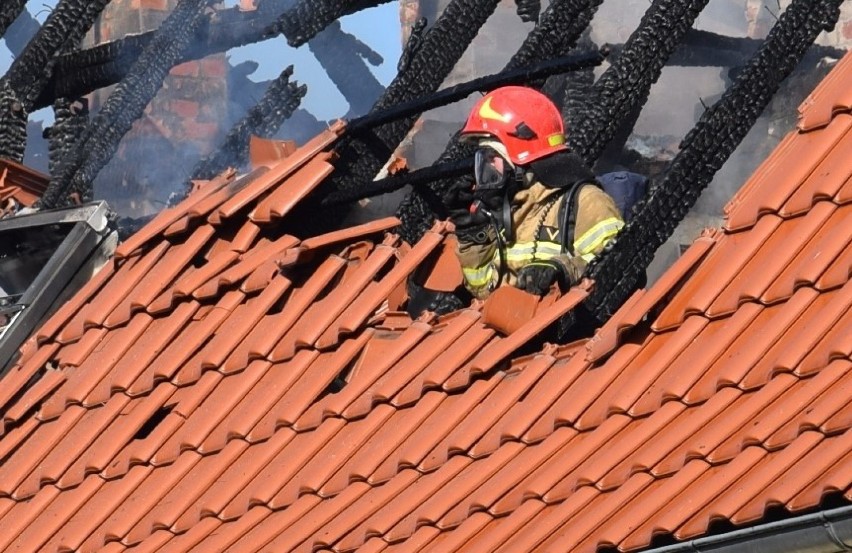 Z pożarem budynku wielorodzinnego w Kędzierzynie-Koźlu...