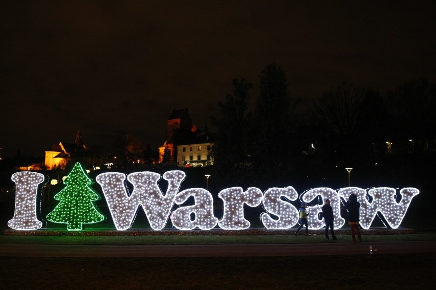 Iluminacja Świąteczna 2018 Warszawa. Tak pięknie nie było...