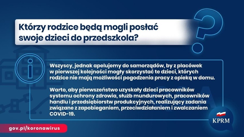 Przedszkola i żłobki znów będą otwarte od 6 maja. Jednak...