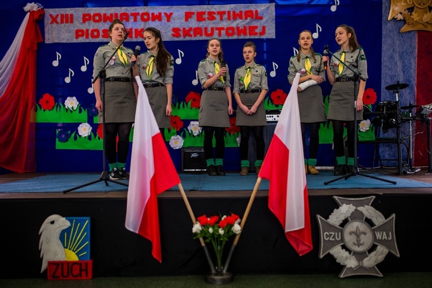 Harcerskie piosenki zabrzmiały w Jaksicach dla Niepodległej [zdjęcia]