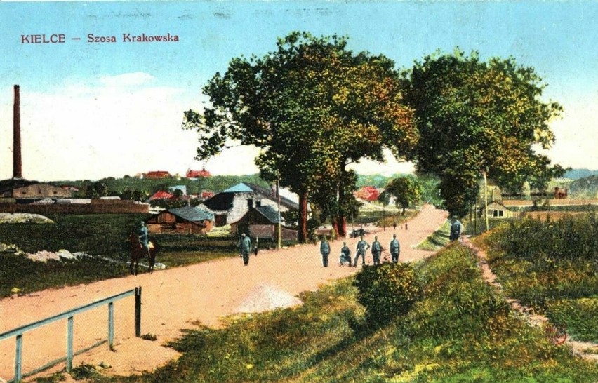 Ulica Krakowska w pobliżu Kadzielni.