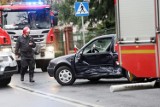 Wypadek na ulicy Okrzei w Legnicy, trzy osoby ranne! [ZDJĘCIA] 