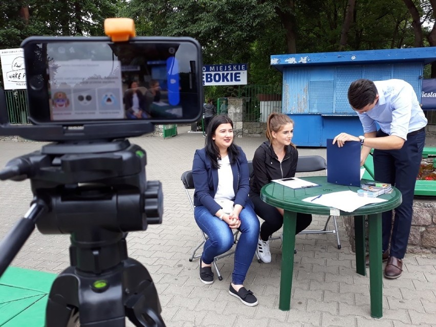 Magistrat chce wyciąć las, Młodzi Demokraci protestują [WIDEO] 