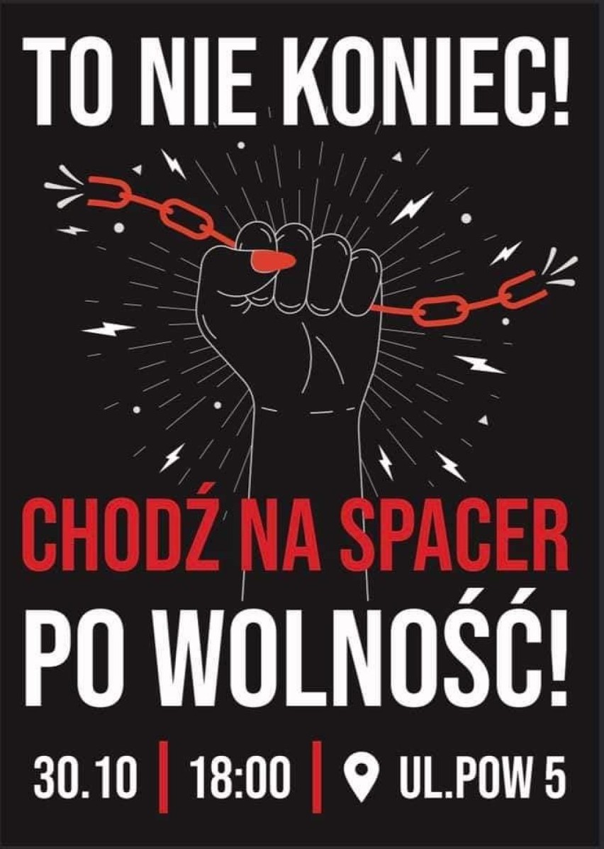 Dziś w Tomaszowie kolejny strajk kobiet. Tomaszowianki planują spacerować w centrum miasta [TRASA, ZDJĘCIA]