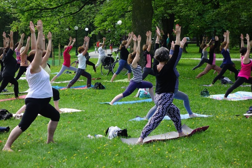 Joga w parku Źródliska II