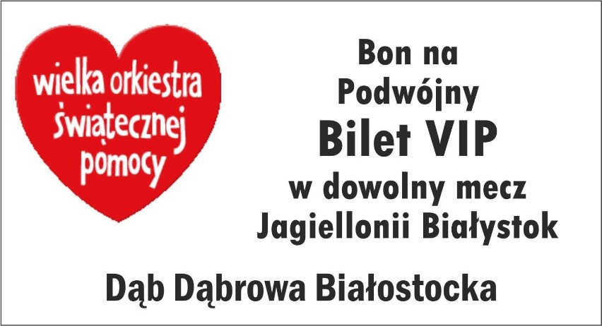 Dar od LKS Dąb Dąbrowa Białostocka - Podwójny bilet VIP na...