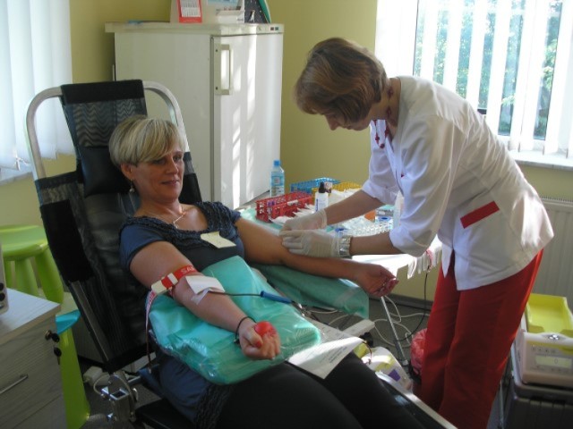 Akcja krwiodawstwa w Kielnie w sierpniu