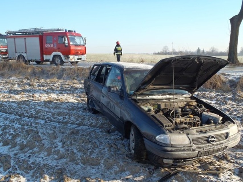 Sroczyn: wypadek z udziałem dwóch aut