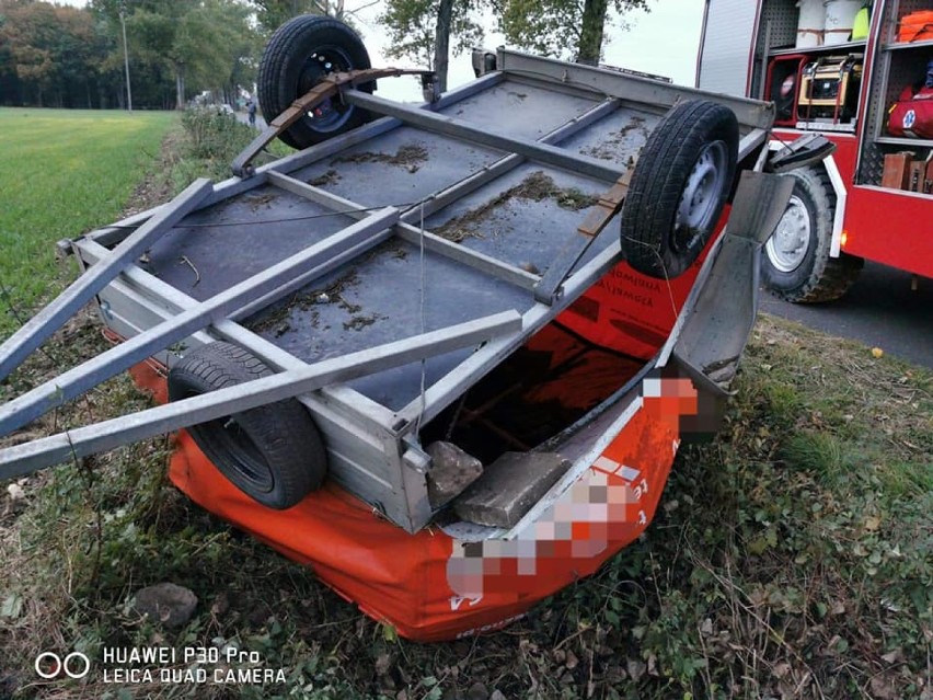 Wypadek Niechanowo-Karsewo. Jedna osoba jest poszkodowana