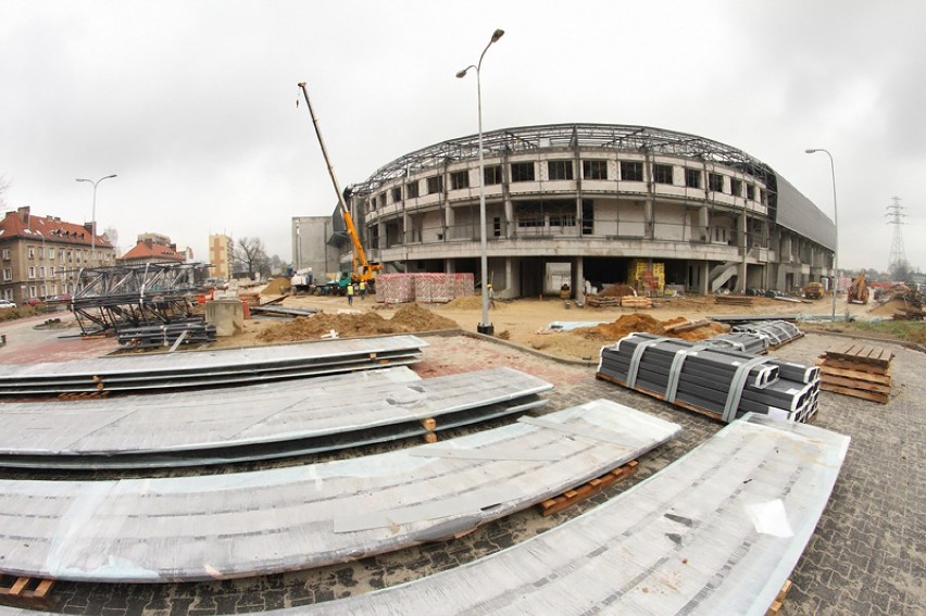 Budowa stadionu w Tychach