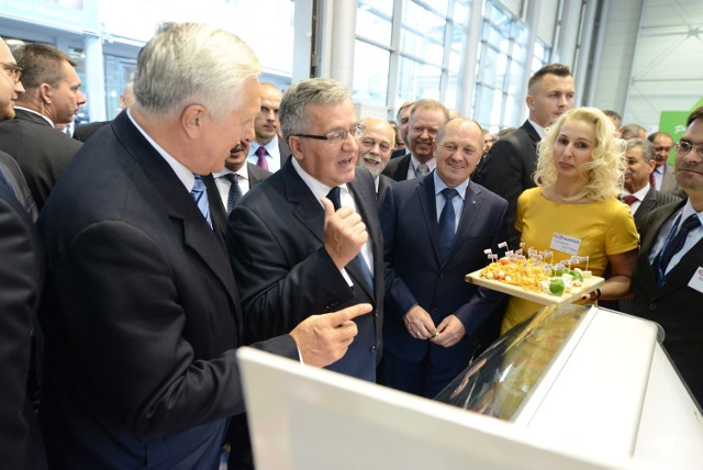 Bronisław Komorowski otworzył targi Polagra Food na MTP