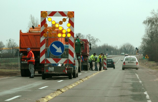 Od rana trasa katowicka jest remontowana