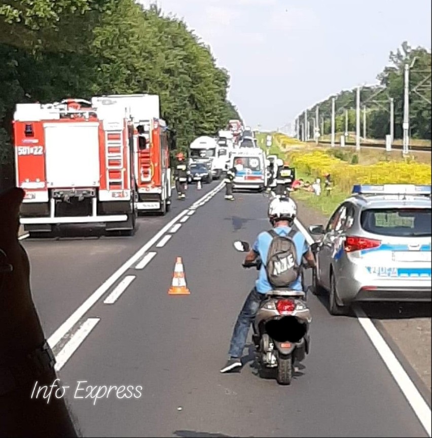 Wypadek w miejscowości Pietrzaki. Jedna osoba poszkodowana 