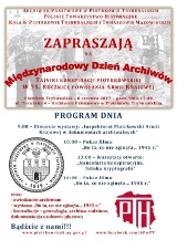 Archiwum Państwowe w Piotrkowie zaprasza jutro na obchody Międzynarodowego Dnia Archiwów