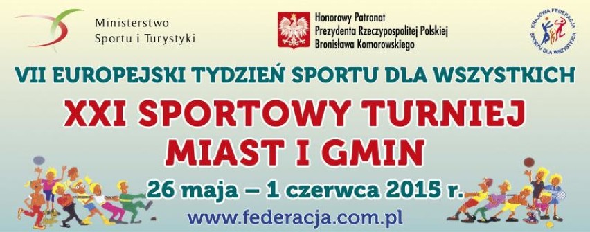 VII Europejski Tydzień Sportu dla Wszystkich 26 maja – 1 czerwca 2015 r.