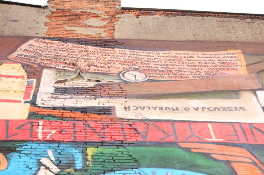 Przy ul. Pogonowskiego powstał pierwszy mural w ramach Off Galerii.