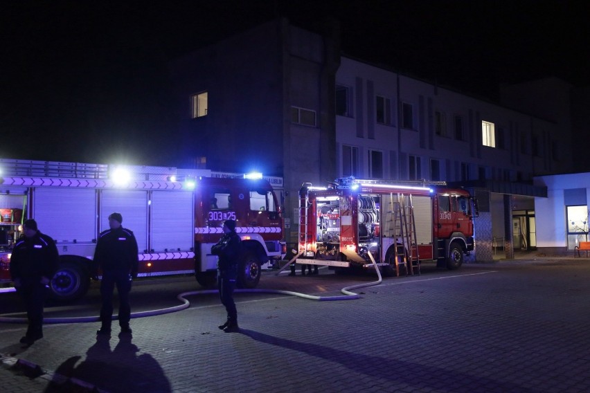 Pożar w szpitalu MSWiA w Lublinie. Zobacz zdjęcia z akcji w trakcie dogaszania