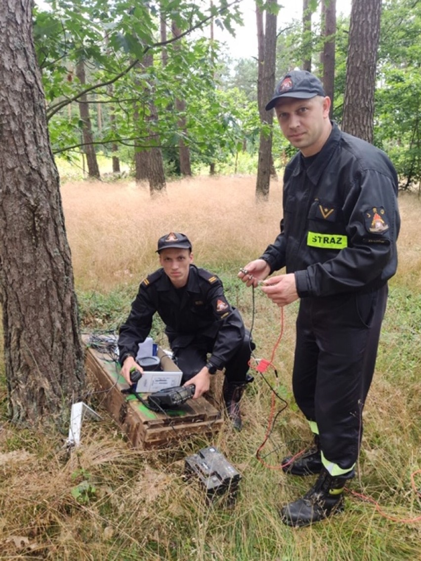 Strażacy prowadzili rozpoznanie operacyjne obozów harcerskich