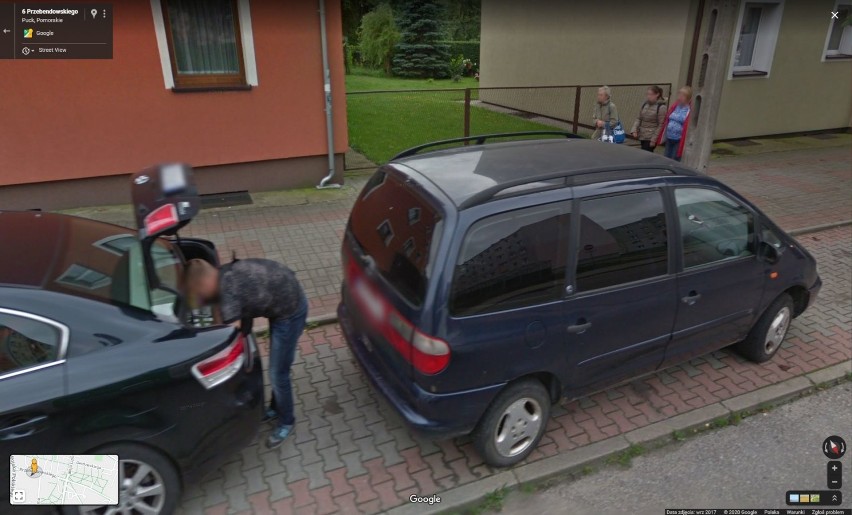 Mieszkańcy Pucka na Google Street View: część 2. Rozpoznasz...