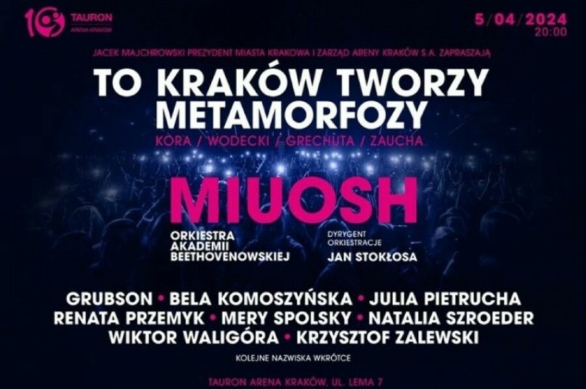 TAURON Arena Kraków przyłącza się do dzieła Wielkiej...