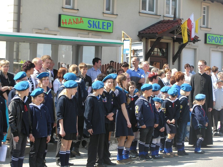 Na zdjęciach uroczystości 3-majowe w Luzinie
