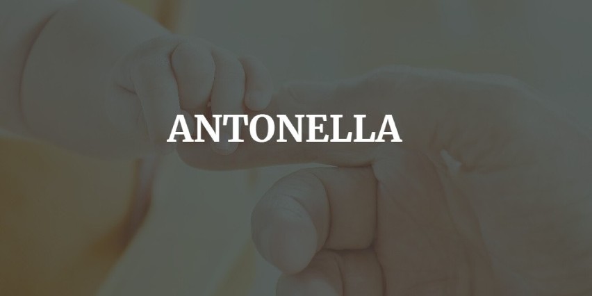 Imię: Antonella...