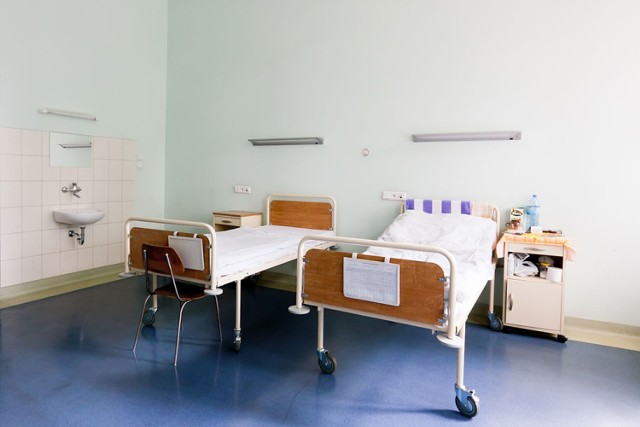 Szpital Zakaźny w Chorzowie.