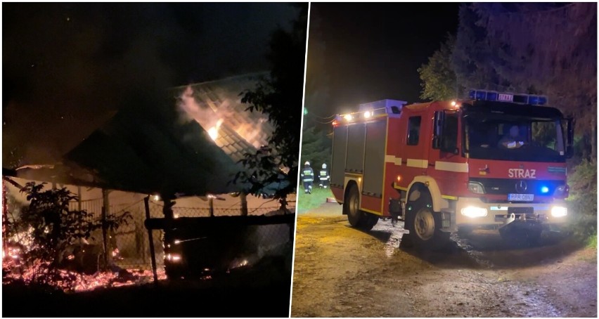 Nocny pożar stajni na ul. Idzikowskiego w Przemyślu. Zginęło 6 koni [WIDEO]