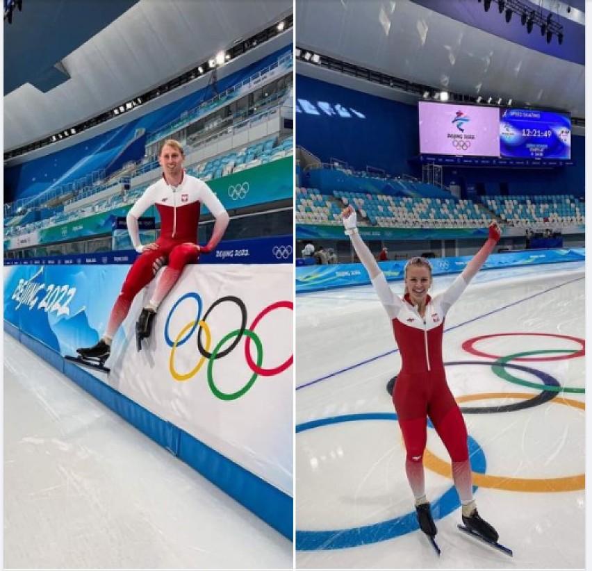 Tomaszowscy panczeniści zakończyli występy na olimpiadzie zimowej w Pekinie ZDJĘCIA