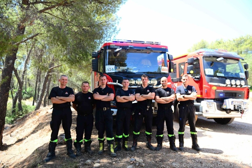 Strażacy z Tarnowa są już w Grecji od ponad tygodnia,...