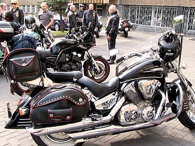 Motocykliści Knight Riders IPA wyruszyli z Łodzi do Niemiec [ZDJĘCIA]