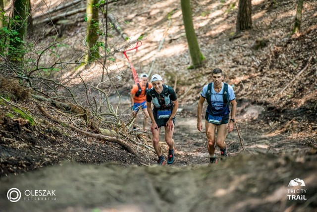 Biegi w zawodach TriCity Trail należą do wymagających sprawdzianów formy