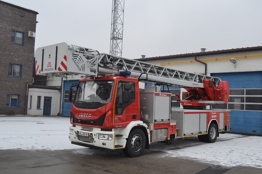 Nowa drabina strażacka już w Sosnowcu [ZDJĘCIA]