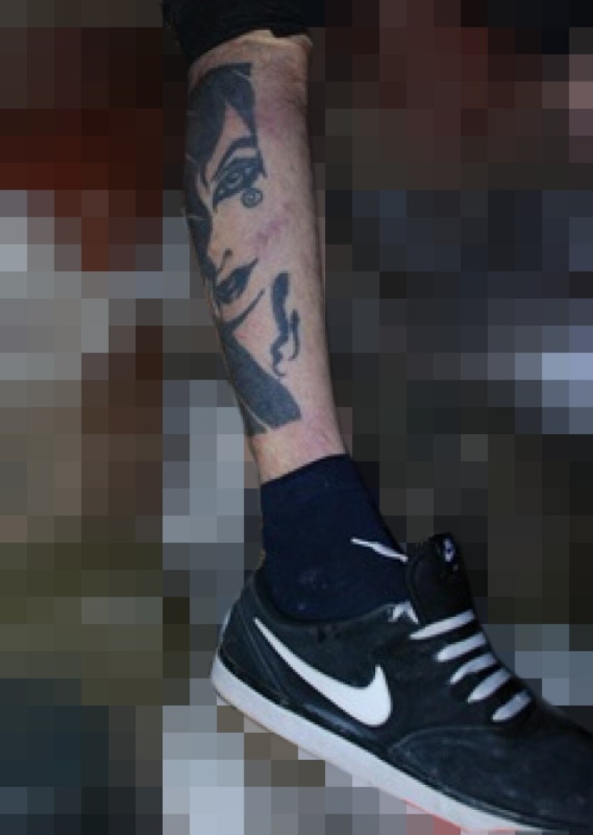 Charakterystyczne tatuaże mogą pomóc policji w ustaleniu tożsamości denata z Orłowa