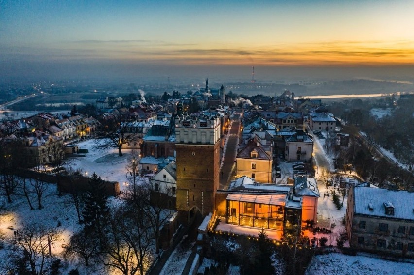 Sandomierz w świątecznej szacie w Boże Narodzenie 2021...