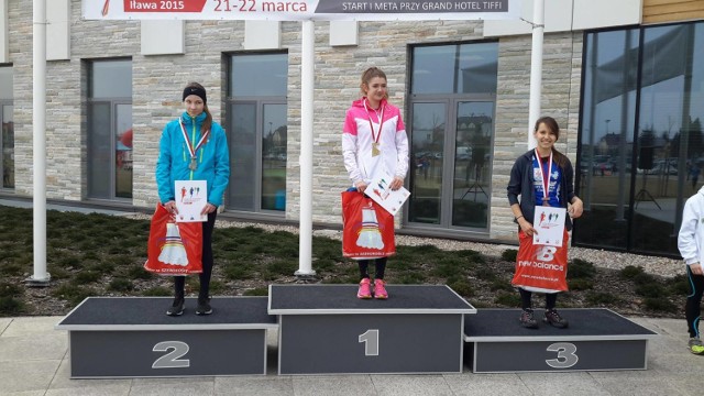 Mistrzostwa Polski Jun.Młodszych - Anna Wiktorczyk Brązowy medal