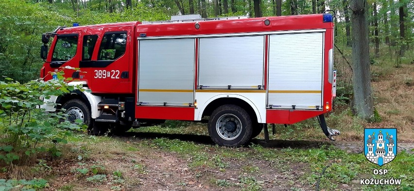 Strażacy używali aparatów tlenowych