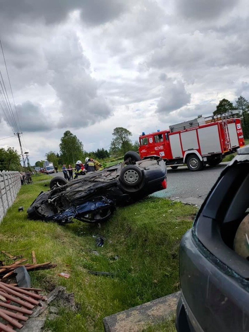 Seria wypadków na drogach powiatu bełchatowskiego, 28.05.2021